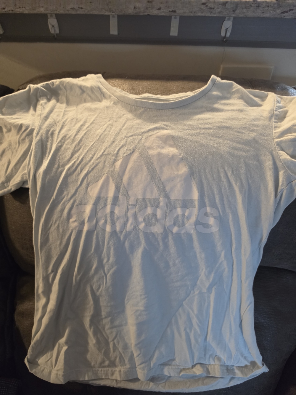 Baby Blue Adidas Logo Tee